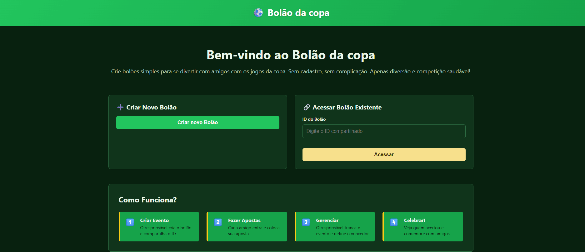 Bolão da Copa